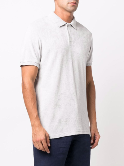 Shop Orlebar Brown Short-sleeved Polo Shirt In Grau