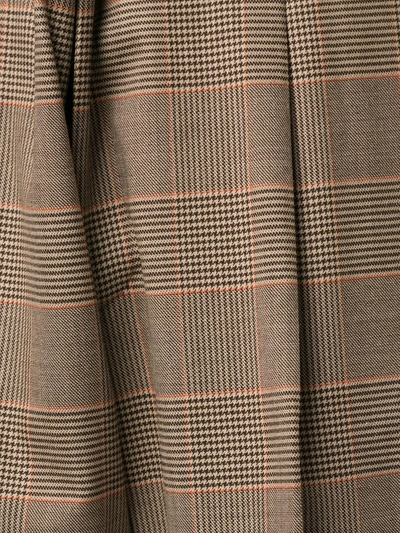Botter Classic Check Trousers In Brown