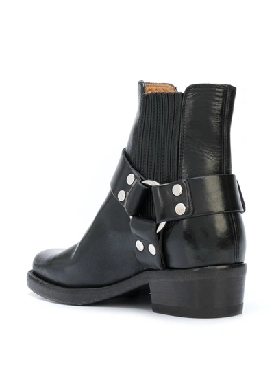 Shop Re/done Calvary Ankle Boots In Black