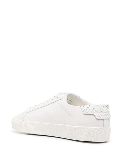 Shop Saint Laurent Court Classic Sl/06 Low-top Sneakers In White