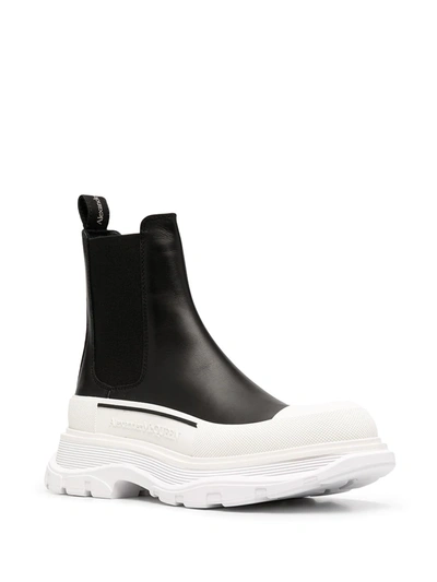 Shop Alexander Mcqueen Chunky-sole Chelsea Boots In Black