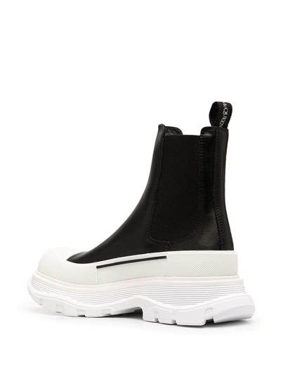 Shop Alexander Mcqueen Chunky-sole Chelsea Boots In Black