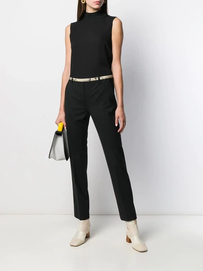 Shop Theory High Rise Tailored Trousers In Black