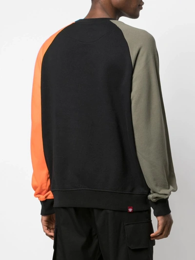 Mostly Heard Rarely Seen 8-bit Falcon Tri-colour Sweatshirt In Black