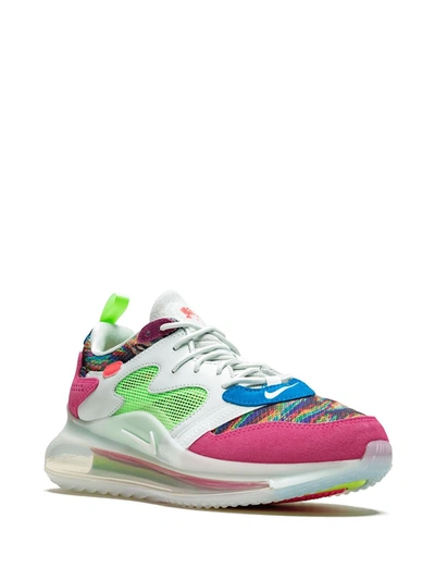 Nike Air Max 720 Obj Odell Beckham Jr Young King Of The Drip Sneakers In Pink Leather In White