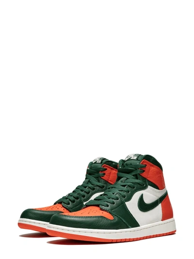 Shop Jordan Air  1 Retro High Og "solefly" Sneakers In Orange