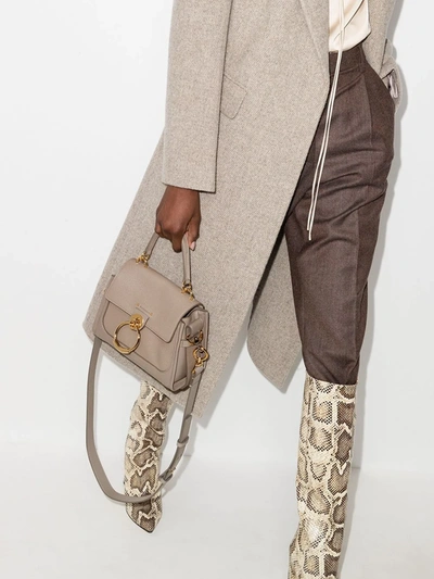Chloé Small Tess Day Shoulder Bag In Neutrals