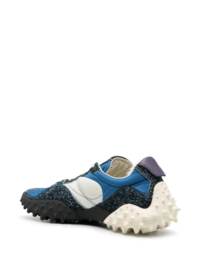 Shop Eytys Fugu Spiked Sneakers In Blue