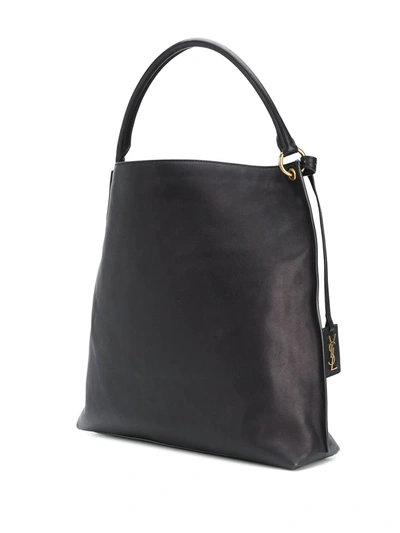 Shop Saint Laurent Hobo Shoulder Bag In Black