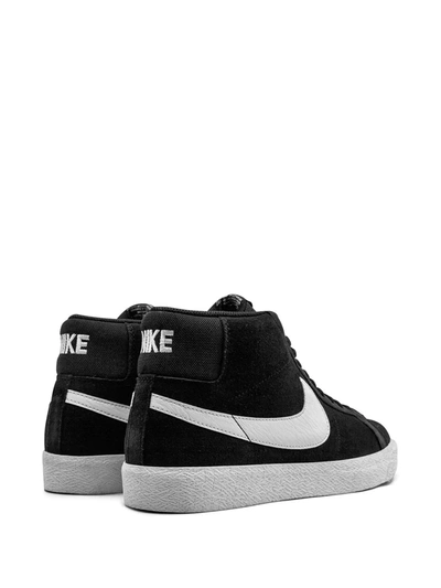 Shop Nike Sb Zoom Blazer Mid "black/white" Sneakers