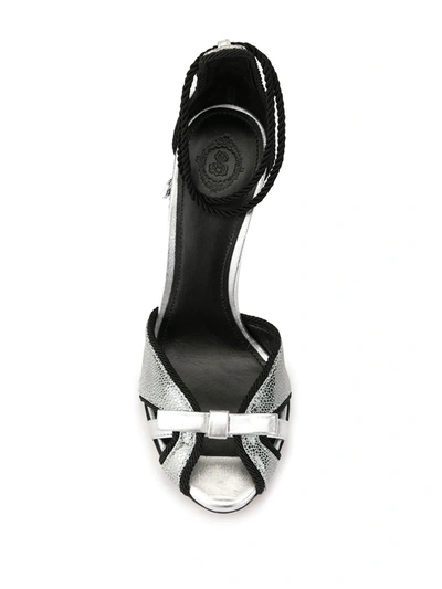 Aleksander Siradekian Donna Tassel Sandals In Silver