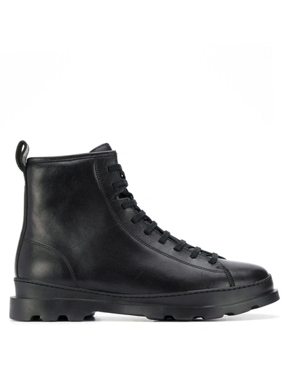 Shop Camper Brutus Lace-up Boots In Black