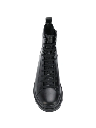 Camper Brutus Lace-up Boots In Black