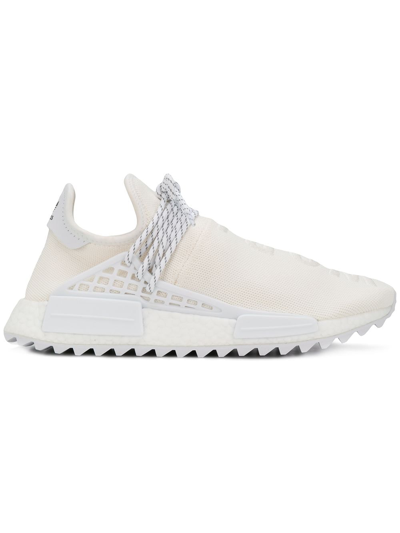 Shop Adidas Originals By Pharrell Williams X Pharrell Williams Human Race Nmd Tr "blank Canvas" Sneakers In White