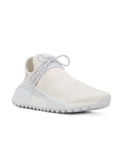 Shop Adidas Originals By Pharrell Williams X Pharrell Williams Human Race Nmd Tr "blank Canvas" Sneakers In White