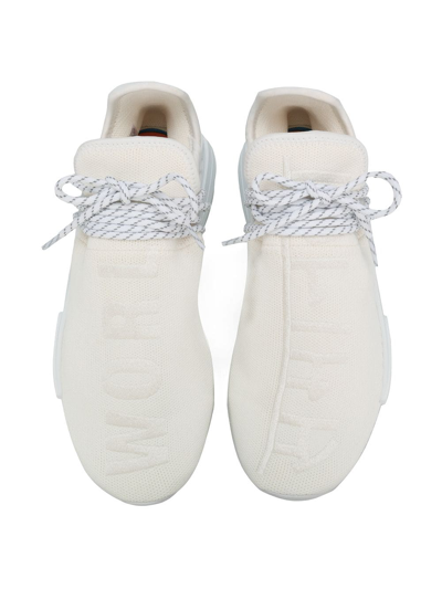 Shop Adidas Originals By Pharrell Williams X Pharrell Williams Human Race Nmd Tr "blank Canvas" Sneakers In White