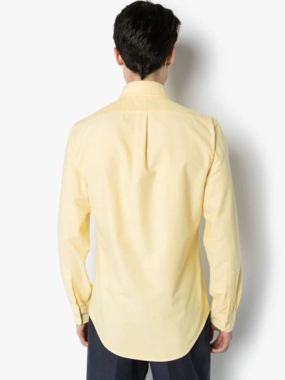 Polo Ralph Lauren Traditional Oxford Shirt Button-down Collar In Yellow