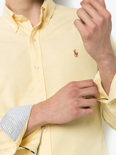 Polo Ralph Lauren Traditional Oxford Shirt Button-down Collar In Yellow