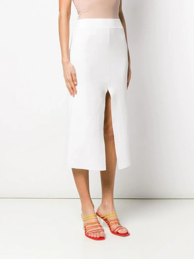 Shop Simon Miller Luz Midi Skirt In White