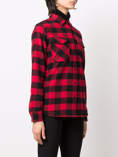 Shop Woolrich Pemberton Checked Long-sleeve Shirt In Rot