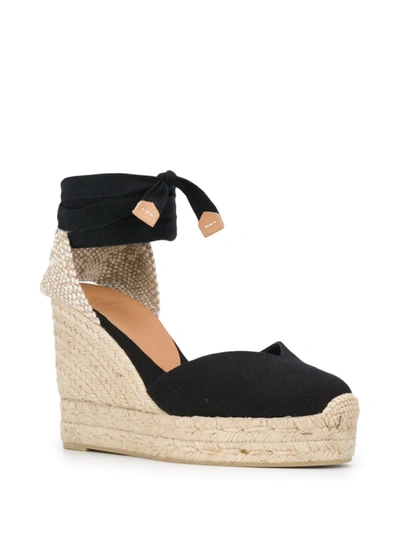 Castañer Chiara Heeled Espadrilles In Black