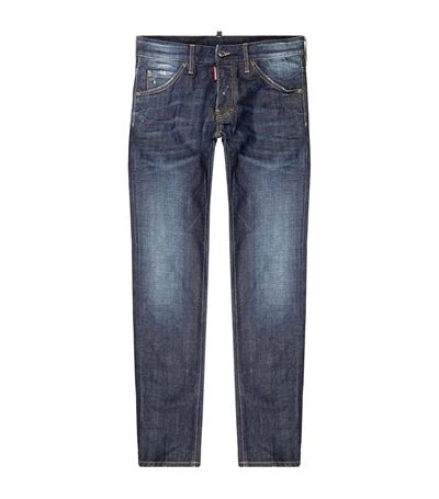 Dsquared2 Cool Guy Cropped Jeans In Blue