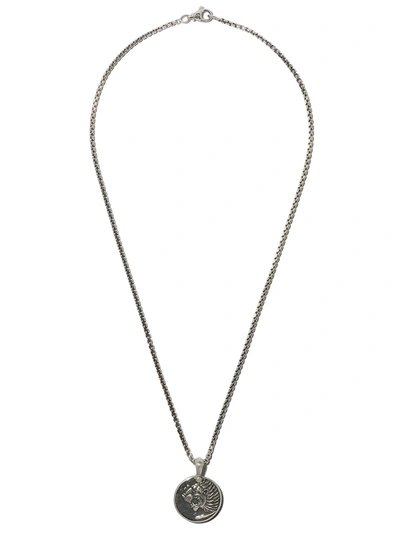 David Yurman Petrvs Lion Cameo Pendant In Ss