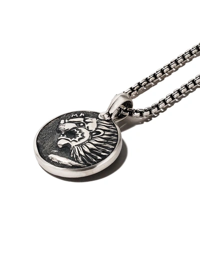 David Yurman Petrvs Lion Cameo Pendant In Ss