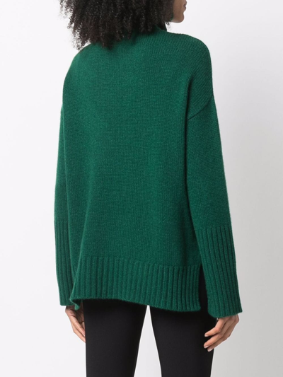 Shop Zadig & Voltaire Alma Cashmere Sweater In Green