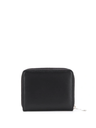 Shop Ami Alexandre Mattiussi Zip-up Wallet In Black