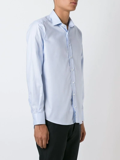 Shop Etro Classic Shirt In Blue