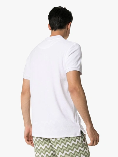 Shop Vilebrequin Pacific Polo Shirt In White