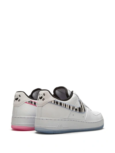 Shop Nike Air Force 1 07 Qs "south Korea" Sneakers In White