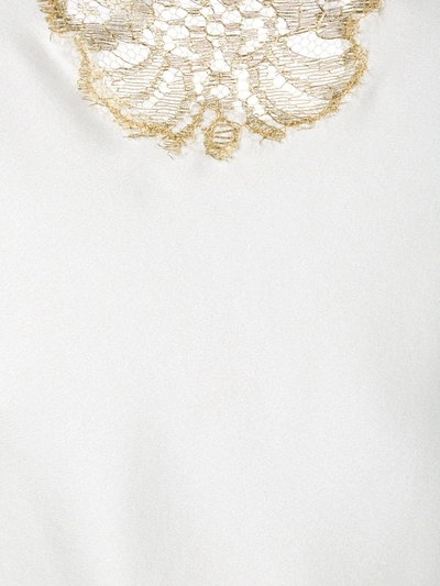 Gilda & Pearl Gina Silk Lace Camisole In White