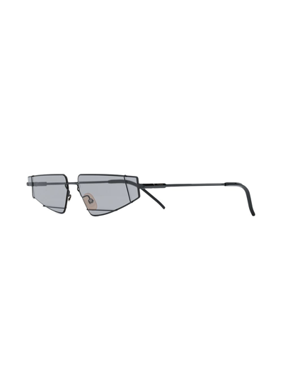 FENDI EYEWEAR CAT EYE FRAME SUNGLASSES - 黑色