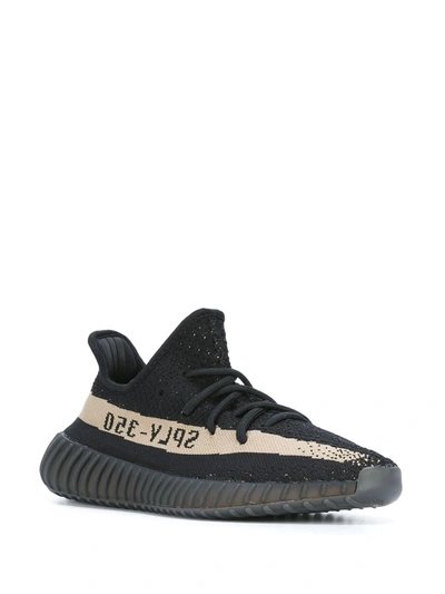 Yeezy Boost 350 V2 "green" Sneakers In Black