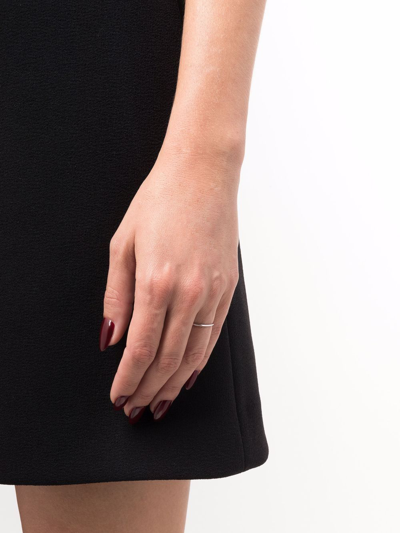 Maria Black 14kt White Gold Glossy Ring In Silver