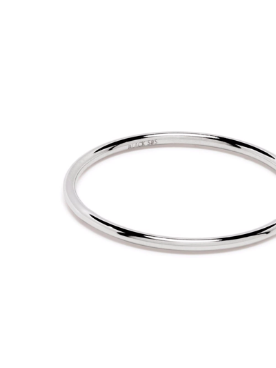 Maria Black 14kt White Gold Glossy Ring In Silver