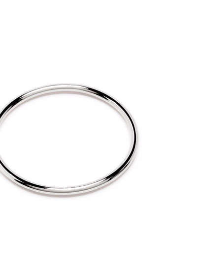 Maria Black 14kt White Gold Glossy Ring In Silver