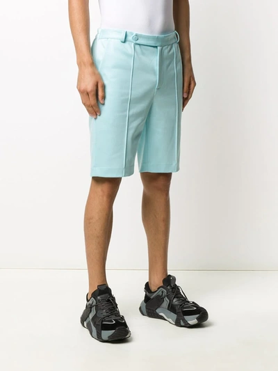 Shop Styland Straight Leg Shorts In Blue