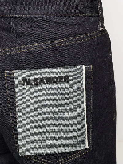 Shop Jil Sander Straight-leg Jeans In Black