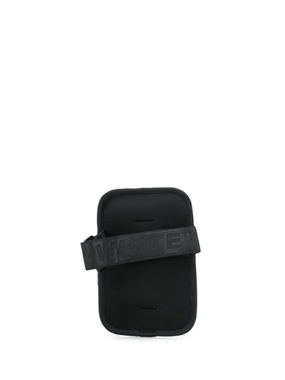 Shop Off-white Phone Arm Pouch In Black