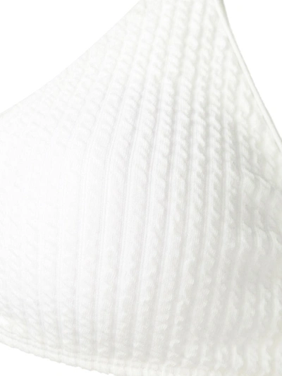 Duskii Long Island Bikini Top In White