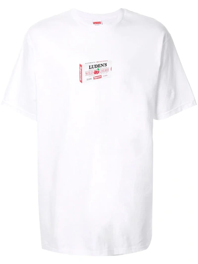 Shop Supreme Luden's T-shirt In White