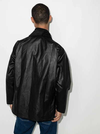 Shop Barbour Bedale Wax Jacket In Black