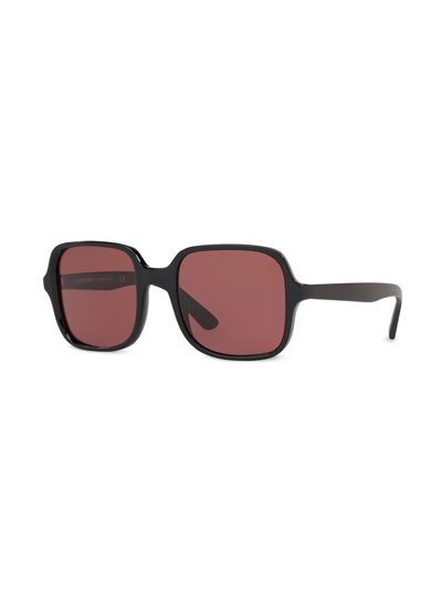 Alexa Chung X Sunglass Hut Oversized Frames Sunglasses In Purple