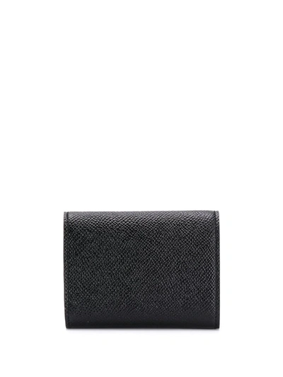 Shop Dolce & Gabbana Logo Bi-fold Wallet In Black