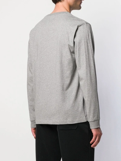 Shop Acne Studios Long-sleeve T-shirt In Grey