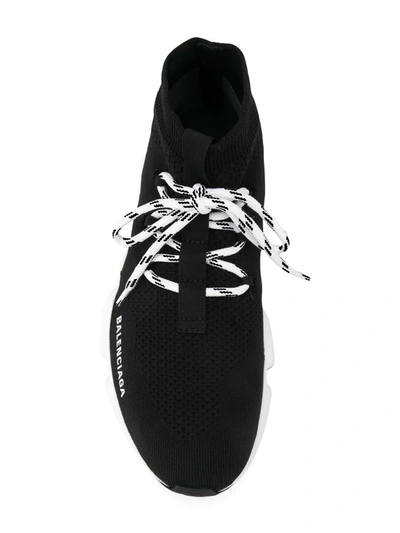 BALENCIAGA SPEED LACE-UP SNEAKERS - 黑色