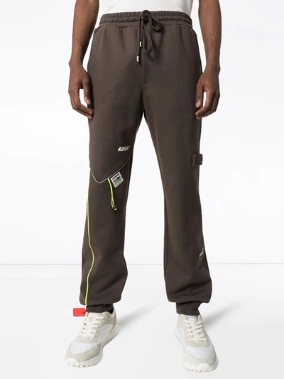 Shop Ader Error Drawstring Track Pants In Grey